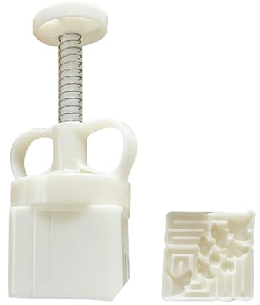 Nucelit MidAutumn Festival Dessert Maker 3D-mönster dessert formar kakstämpel handpress kakskärare stämpel och skärpress för bakning bröllop