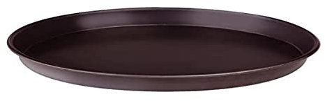 Pentole Agnelli COFE43B40 - Tortiera Tonda In Lamiera Blu Per Pizze , Nero, 40 x 40 x 2.5 cm, 1 Pezzo