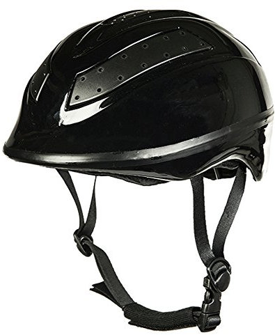 HKM Herren Reithelm-New Generation, schwarz, S