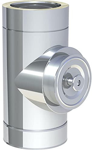 Edelstahl Schornstein Doppelwandig - Reinigungselement rund (bis 600 °C) - (Ø 150 mm)