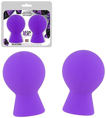 Dream Toys Pleasure Pumps Nipple Suckers Purple Purple Taille Unique