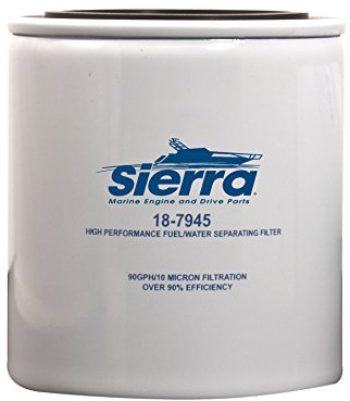 Sierra International 18–7945 bensinfilter/vattenseparator för Mercury/Mercruiser och Yamaha, 10 mikrometer