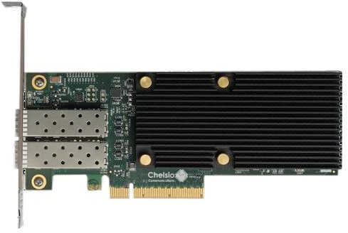 Chelsio T520-LL-CR Carte réseau Fibre 10000 Mbit/s Interne - Cartes réseau (Interne, avec Fil, PCI Express, Fibre, 10000 Mbit/s)