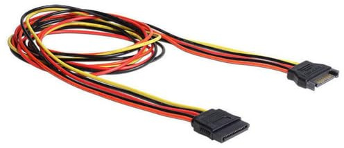 Delock Verlängerungskabel Power SATA 15 Pin Stecker > SATA 15 Pin Buchse 100 cm