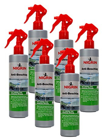 NIGRIN 6X 72980 Anti-Beschlag Pumpzerstäuber 300 ml