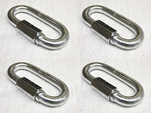 Screw Lock Repair Quick Link 8MM X4 (Galvanised Chain Secure Fastener)