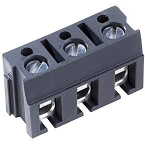 WITTKOWARE Leiterplatten-Anschlussklemme, anreihbar, RM7,5, grau, 3-polig, 10 Stück