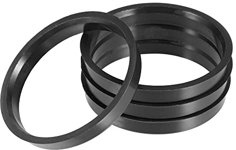 X AUTOHAUX 4pcs Bague de Centrage Jante 72.6mm à 66.1mm Universel Voiture Moyeu Centrique Anneaux