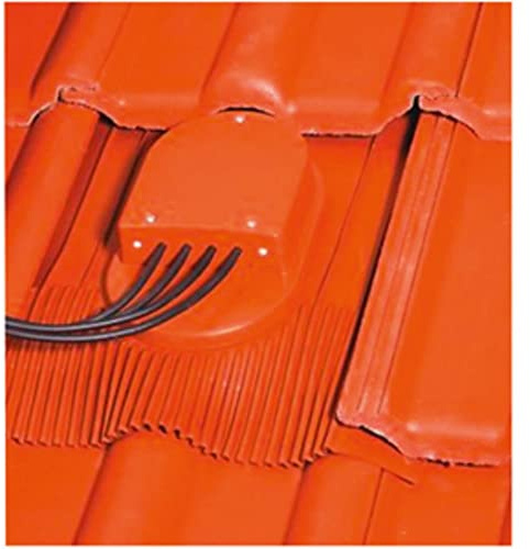Klöber® PV Kabeldurchgang Venduct 8 Kabel rot