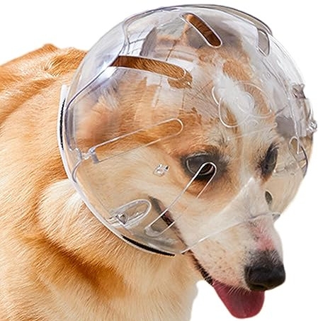 Maulkorb für Katzen, transparenter Maulkorb für Katzen, atmungsaktiv – transparente Maulkörbe gegen Beißen für Katzen mit verstellbarem Aufsatz für aggressive Katzen zur Fellpflege, Baden, Rasieren,