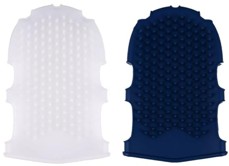 Angoily Silikon Massagehandschuh Für Bad Und Körperpflege – Ergonomischer Massagehandschuh Zur Hautreinigung Peeling Und Muskelentspannung – Weicher Aus Silikon Für Effektive Durchblutungsförderung