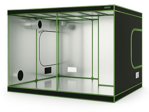 Weedness Dark Box Grow-Box för Inomhus Odling, 300 x 150 x 220 cm - Odlingstält, Hemmalåda, Ljustät