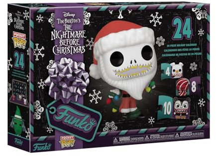 Funko Pocket Pop! Countdown Calendar: the Nightmare Before Christmas - TNBC - Advent Calendar - 13 Days Of Surprises - Collectable Vinyl Mini Figures - Mystery Box - Gift Idea - Holiday Xmas Present