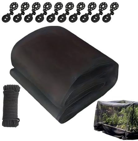 Rete per la protezione del giardino | Copertura per letto da giardino, protezione per piante per cortile, rose, serra, uva, frutteto, vigneto, fragola