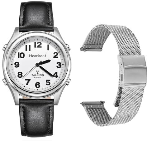 Seniors Talking Watch and 20mm Replacement Watch Band