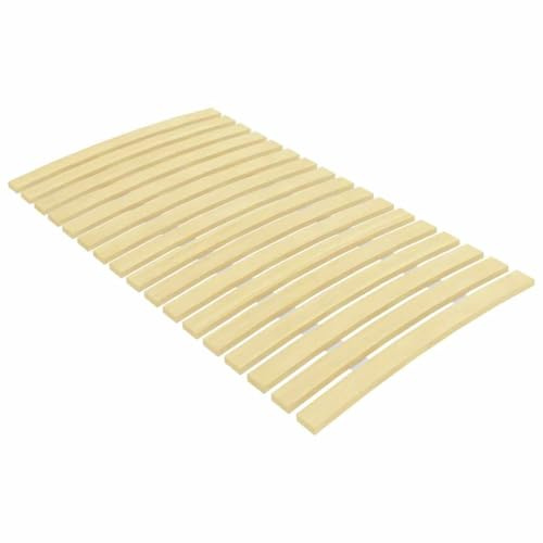 Teenpull Bettlattenrost Ersatz 70x200 cm, 17 federnde Pappelholzlatten, faltbares Bettenrost für Etagenbetten, robuste Matratzenunterlage, Rollrost