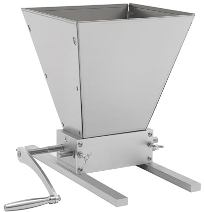 Manuall - Macinino per cereali, con 2 rotelle regolabili, per orzo, grano e altri cereali