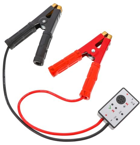 Genérico Protector de Sobretensiones para Coche 12V/24V, Absorbedor de Picos de Tensión para Soldadura y Arranque, Antizap Automotriz con Indicador LED de Seguridad y Alarma de Polaridad