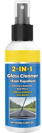 Generico Detergente per Vetri 'Auto | 100ml Trattamento Idrorepellente per Ripristino Parabrezza,Detergente per Lavaggio Vetri | per SUV Camper Moto Auto Interno Esterno