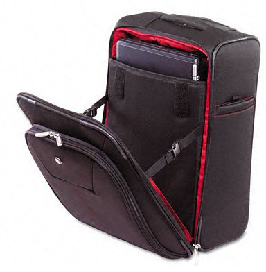 Targus Travel Overnighter Laptop Case Notebooktasche 39,1 cm (15,4 Zoll), Schwarz - Tasche (Trolley, 39,1 cm (3,69 kg, schwarz)