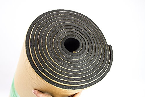 6mm 10m Closed Cell Foam Sound Proofing Deadening Vehicle Car Van Insulation Material Large 1m x 10m Roll