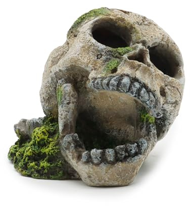 Amtra Deko Gorilla - Decorazione in Resina atossica per Acquari, Accessorio Ornamentale subacqueo, Decorativo rifugio nascondiglio, Dipinto a Mano, Dimensione 9 * 9 * 10 cm