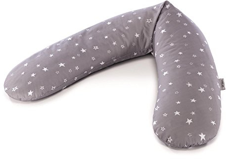 Das Original Theraline Stillkissen | 190 cm | Polyester Hohlfaser Füllung | inklusive Bezug Sternenhimmel