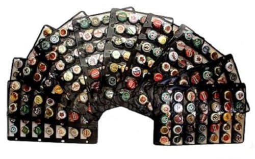 Wooden World Pagine per Tappi A Corona di Birra - Collezione di Tappi A Corona per Uomini, Perfetto, Regalo per Uomo – 10 Pagine