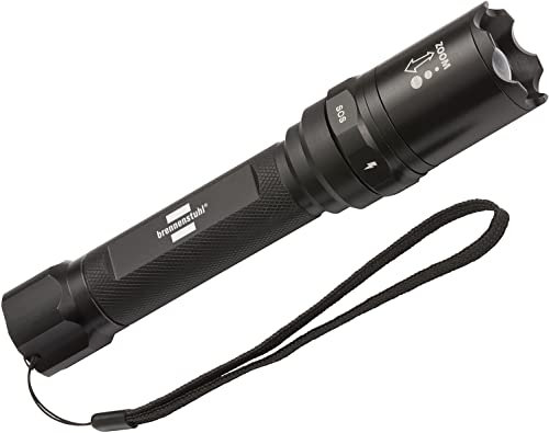 Brennenstuhl LuxPremium Akku-Fokus-Selektor-LED-Taschenlampe TL 400 AFS IP44 / Aufladbare Taschenleuchte mit CREE-LED (430 lm, 215 m, fokussierbar, max. 13 h, inkl. USB-Ladekabel)