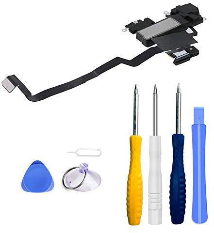 LTZGO Altoparlante Sensore Luce Cavo Flessibile Compatibile con iPhone X 5.8 Pollici incl Microfono,Cacciaviti,Attrezzo,Utensili,Kit