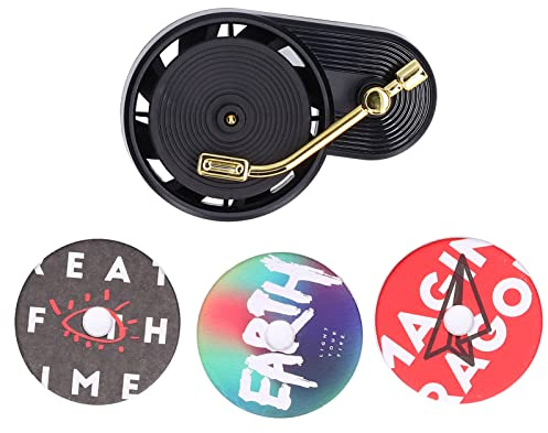 Retro Record Player Fragrance Diffusers,Car Fragrance Diffusers Record Player Perfume Vent Outlet Diffuser Air Purifier for Car Home Office