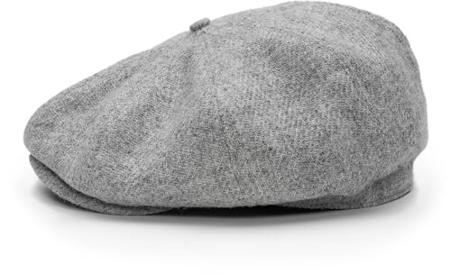 Sterkowski Peaky | 100% Harris Tweed Schiebermütze für Herren und Damen | Warm Komfortabel Newsboy Cap