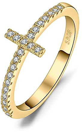 JewelryPalace Kreuz Wickelring Verlobungsring Unendlichkeit Promise Eheringe Ring Silber 925 Damen, Zirkonia Trauringe Damenring Hochzeitsringe Stapelring Ringe Set, Damen Schmuck Rosegold Gold