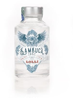LOLLI Sambuca, Liquore artigianale, bottiglia limited edition, 100 ml. 40% vol.