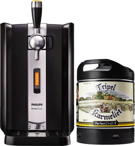 Pack tireuse à bière PerfectDraft + 1 fût de bière - Idée cadeau (Tripel Karmeliet)