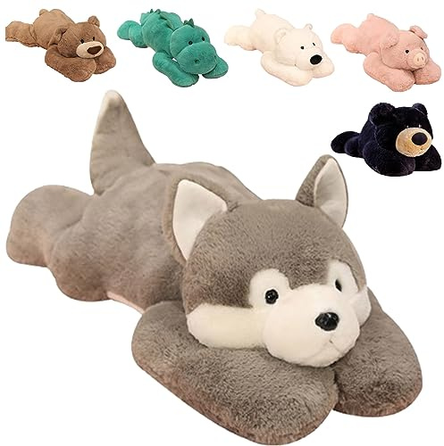 E-ALLDIR Weighted Anxiety Stuffed Animal, Weighted Dinosaur Plush Throw Pillowd, Super Soft Anxiety Dinosaur Stuffed Animals Plush, 50/70Cm Weighted Plushie Stufed Animal Toy Gift for Boys Girls