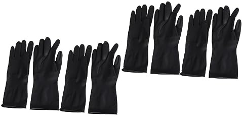 Healeved 4paare Hitzebeständige Friseur Handschuhe Wasserdichte Haarfärbehandschuhe Für Damen Und Herren Wiederverwendbare Für Haarfärbung Friseursalon Und Zuhause s