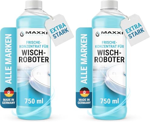 Limpiador de suelos para robots de limpieza - 750ml para todos los fabricantes (Paquete de 2)