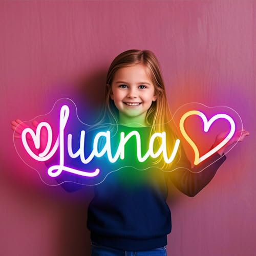 Rainbow Color RGB Neon Schild Personalisiert Neon sign personalisiert led schild für Hochzeit Geburtstag Party Multimodus einstellbare led sign für Bar Gaming Deko