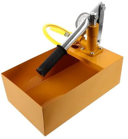 GLEAVI 25kg Pompe Essai Hydrostatique Testeur Hydraulique Avec Manomètre Pompe Manuelle Pour Pression Eau