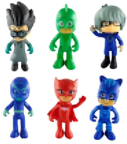 Ycaaeo Pack of 6 Anime Figures, Game Figures Toy, Cartoon Birthday Decoration Cake, Cupcake Figures, Children's Toy Dolls, Anime Party Cake Decoration Figures