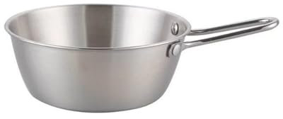 carotoe Práctico cuenco de arroz redondo con asa, cuencos de acero inoxidable con asa, adecuado para la oficina en casa y comedor al aire libre