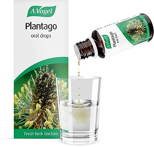 A.Vogel Plantago Drops | Organically Grown & Freshly Harvested |Suitable for Adults & Children from The Age of 2 | Suitable for Vegans | 50ml