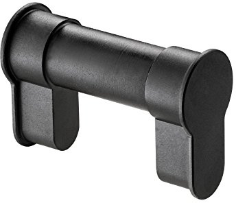 W+M Universal-Blindzylinder EASYBLIND, verstellbarer und feuerfester Profil-Zylinder, 50-76 mm Türstärke, schwarz, mit Steckmechanismus