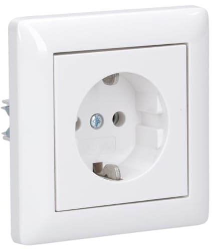 Gira Serie Standard 55 Steckdosen Komplett-Sets Reinweiß GLÄNZEND