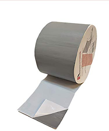 Premium 10mx100mm Graues Reparaturband Klebeband Dichtung Abdichtband für Metalle, Regenrinnen, EPDM, PVC,wasserdicht selbstklebend wetterfest