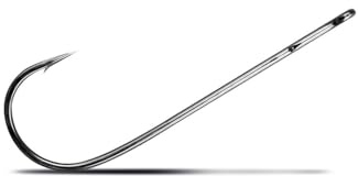 VMC 7245BN Spark Point Surfcasting Einzelhaken zum Brand- und Flachangeln, Feinfaden für Nerven und Köder, Größe 8-2/0