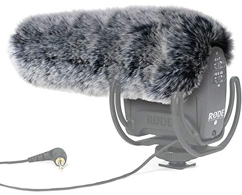 YOUSHARES Microphone DDC-VMPR Windscreen Pop Filter Muff - Outdoor Mikrofon Fell Windschutz Pop-Schutz für Rode VideoMic Pro Kamera Mikrofon