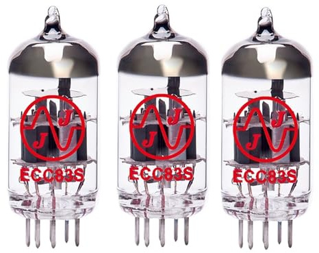 JJ Electronic 12AX7 / ECC83 Vorverstärker-Vakuum-Röhren, 3 Stück, XLR, MICROPHONE