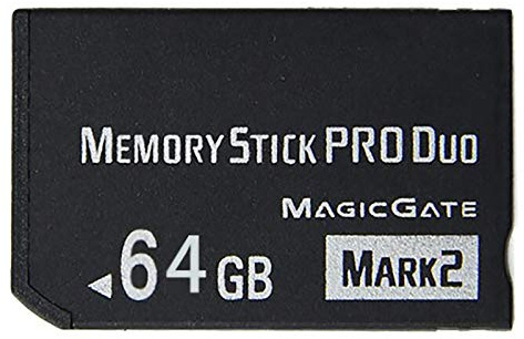 LICHIFIT Pro Duo Speicherkarte, 64 GB, für Sony PSP 2000/3000, High-Speed, Schwarz